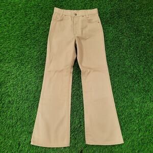 Vintage LEVIS El-Reforzado Bell Bottoms Pants Womens 00 24x26 Talon 42 Zipper